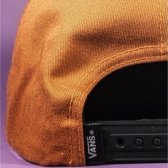 NWOT Vans Adjustable Baseball Hat Brown Skateboarding Original - Picture 5 of 5